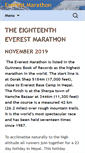 Mobile Screenshot of everestmarathon.org.uk